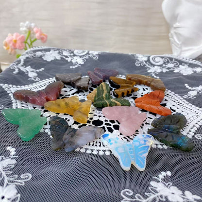 Crystal Butterfly Carving